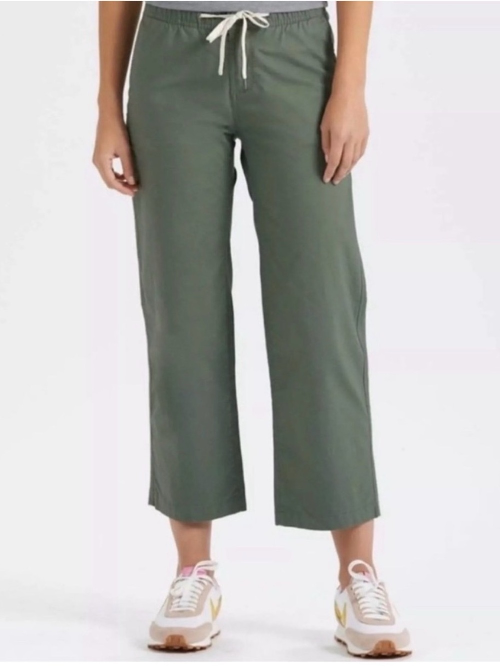 Vuori Ripstop Wide Leg Cropped Pants